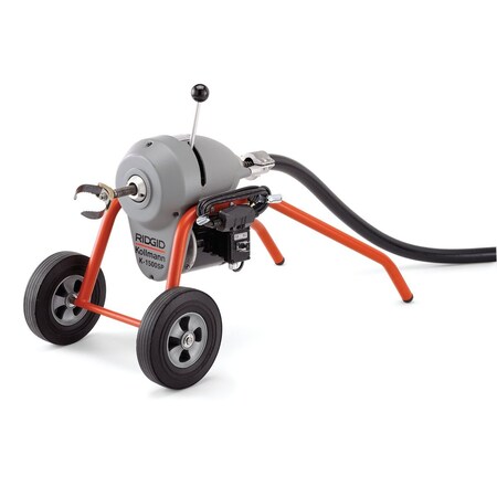 Ridgid K-1500SP-B 120V-60Hz Machine with A-1 RIDGID Drain Cleaning Mitt and A-12 Pin Key Plus : - A-34-12 91027